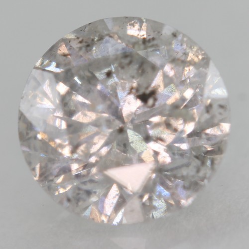 Diamant naturel taillé rond - diamant,