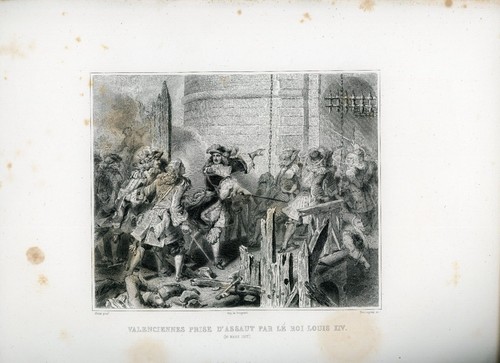 Gravure valenciennes prise - gravure,