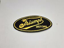 patch ecusson thermocollant brodé  triumph vintage L 8cm H 4cm 