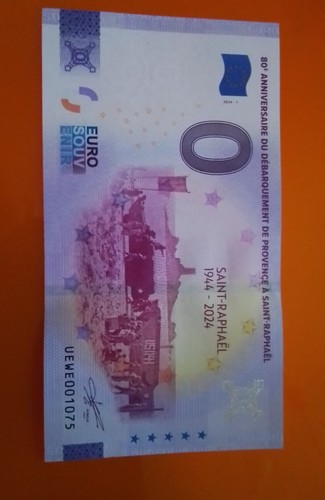 Billet zero euro - 0,