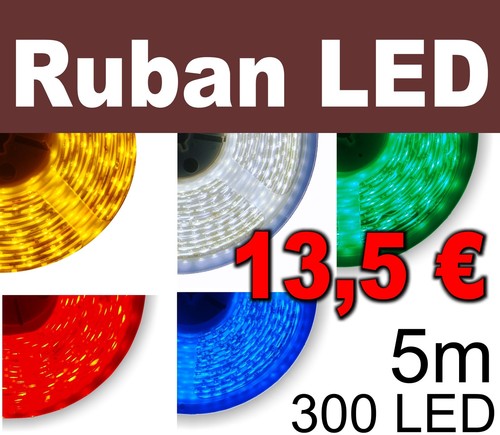 Ruban led blanc - ruban, chaud