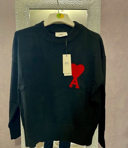 Pull ami paris - noir, m