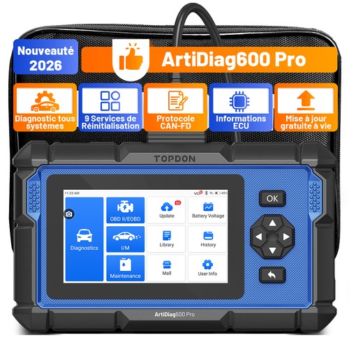 Topdon ad600 pro - topdon, valise