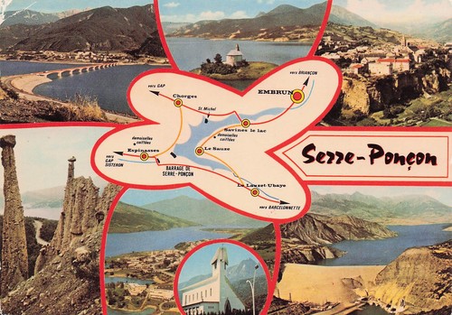 Lac serre poncon ski - lac,