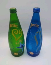 Perrier Lot 2 Bouteilles Verre
