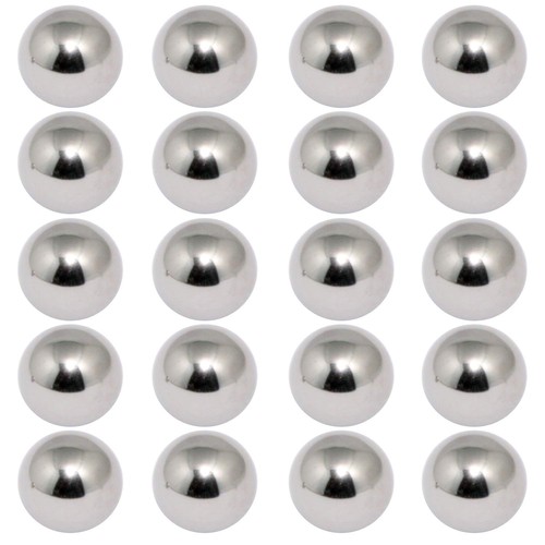 Billes 35mm acier - 20, (1/4")