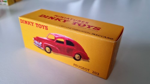 Dinky toys boite vide repro - vide,