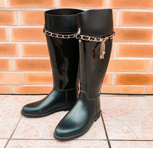 Bottes pluie femme chic - bottes,