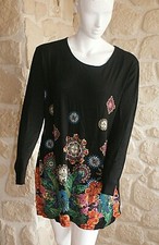 Tunique noire neuve taille XL marque Desigual étiqueté à 99,95€ (cm)