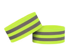 Brassard réfléchissant jaune