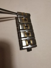 RAYMOND WEIL- PARSIFAL-SECTION INDEMONTABLE 4 MAILLONS ACIER/OR (V2)+ VIS - 18MM