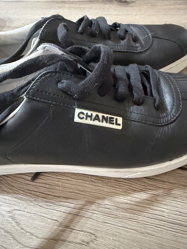 Chanel sneakers cuir - sneakers, noir