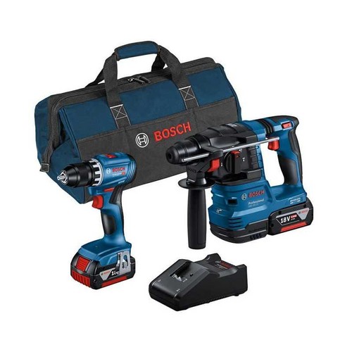 Combo kit bosch - gsr, 18v-45