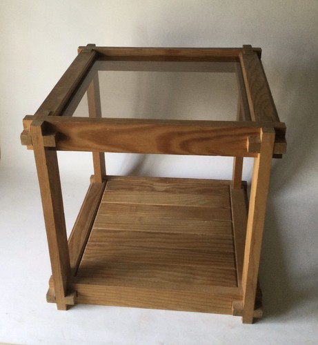 Table basse bois massif - basse, en