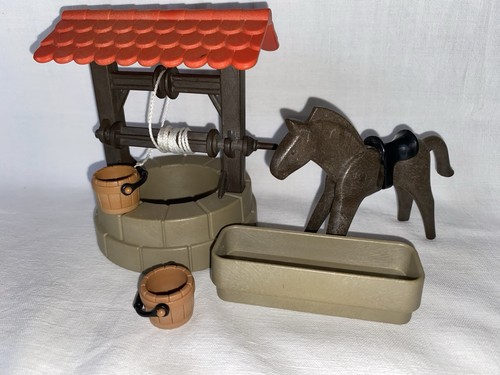 Playmobil puits cheval - puits,
