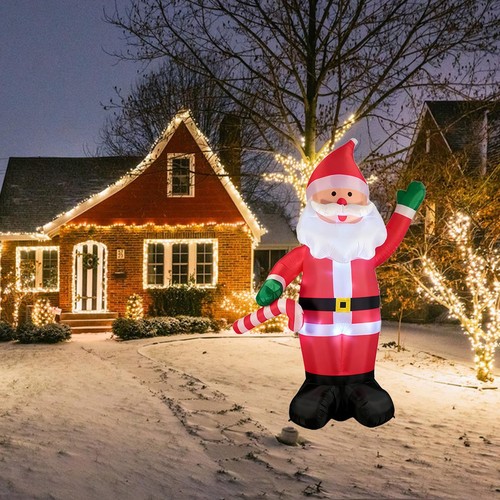 Père noël gonflable - père,