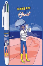 BIC STYLO 4 COULEURS COLLECTOR - COLLECTION  " BRETAGNE " - TONNERE DE BREST
