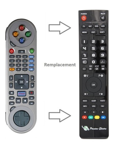 Télécommande remplacement - de,