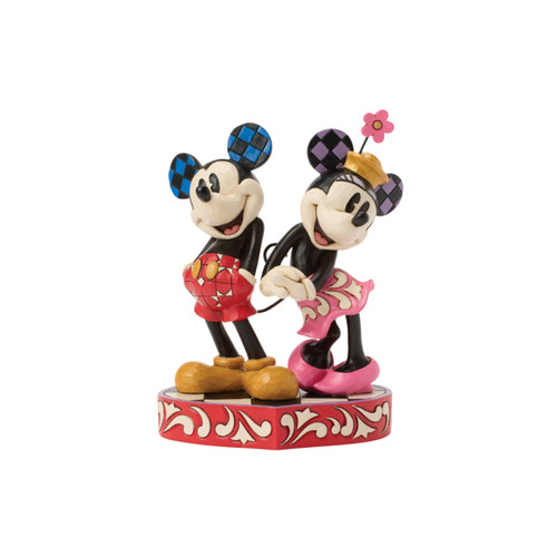 Figurine mickey minnie love - et,
