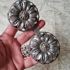 BOUCLES de Cape Argent Enorme