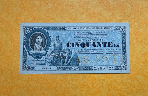 Billet france 1949 matiere - billet,