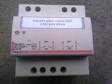 transformateur  rail DIN LEGRAND référence 04254 sortie  12v / 24v 63VA ( DSC )