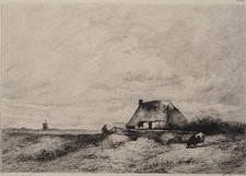 Jules Dupré : Cabane de