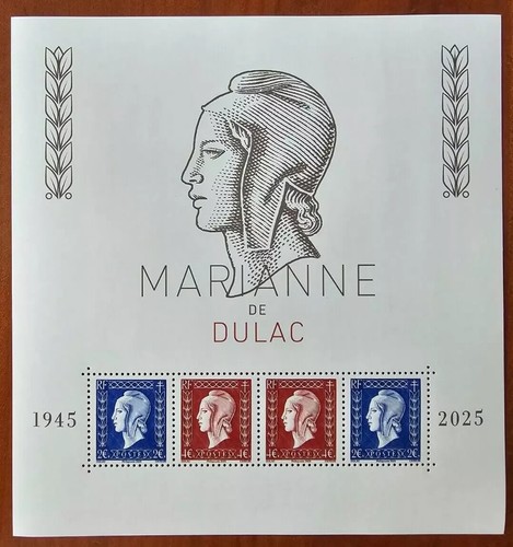 Bloc feuillet ans - ans, marianne