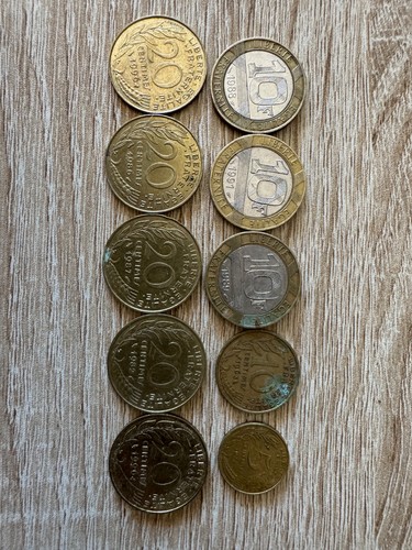 Lot pièces france - 10,