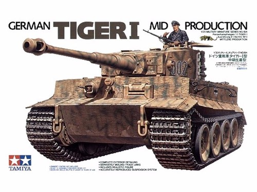 Tamiya tiger allemand milieu - i,