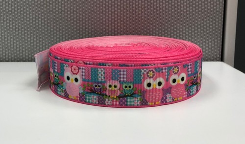Owl animals grosgrain ribbon - animals,