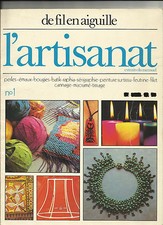 LIVRE CATALOGUE EMAUX CANNAGE RAPHIA TISSAGE MACRAME BOUGIES………