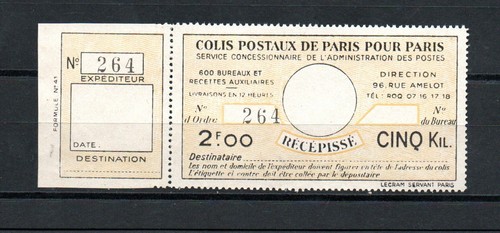 Z10 colis postaux - z10-2, de