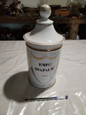 Pot De Pharmacie Porcelaine Tbe