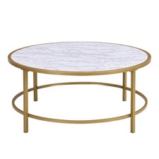 Table Basse Ronde En Marbre