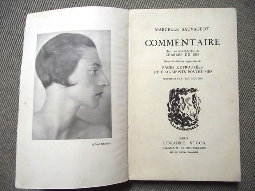 Marcelle sauvageot commentaire - marcelle,