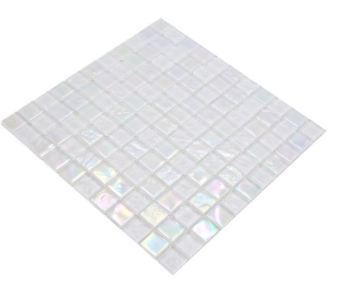Mosaïque iridium blanc verre - iridium,