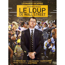 LE LOUP DE WALL STREET Affiche de film  - 40x60 cm. - 2013 - Leonardo DiCaprio, 