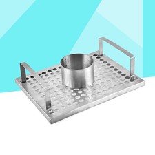  Outil de barbecue portatif de grille de rôtissage de gril de poulet d'acier