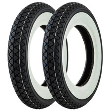 Paire De Pneus 3.50 10 Bande