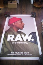 G-STAR PHARRELL WILLIAMS ? A French Vintage Advertising Fashion Poster Original