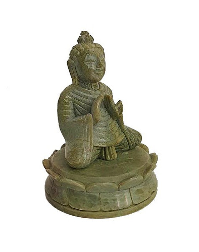 Statuette bouddha assis - statuette,