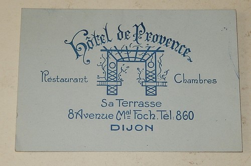 Ancienne carte visite - carte, de