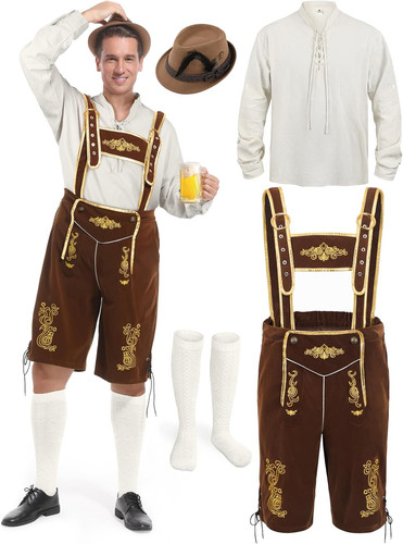 Lederhosen costume fête - de,