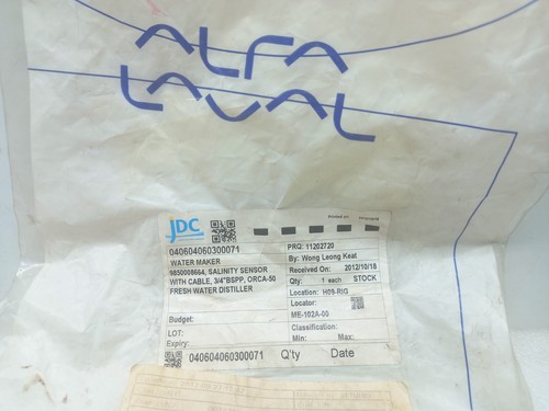 Jdc alfa laval electrode - alfa,
