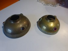 Lot de 2 abat jour en laiton