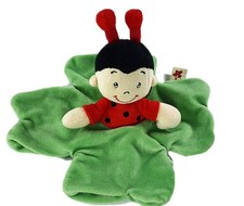 Doudou Coccinelle rouge verte