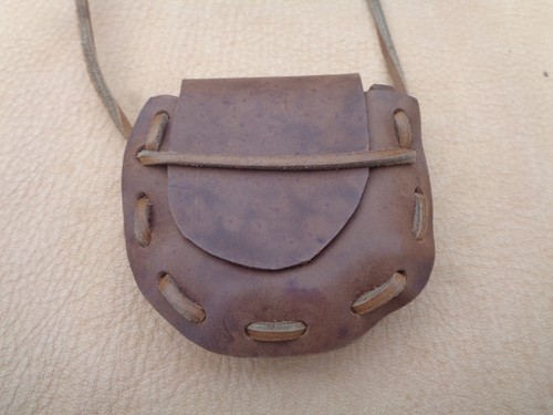 Handmade brown hard - handmade,