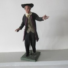 personnage de crèche napolitaine début XIX° 24.5 cm . santon