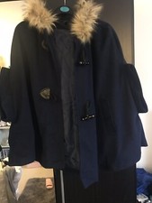 Veste poncho à capuche